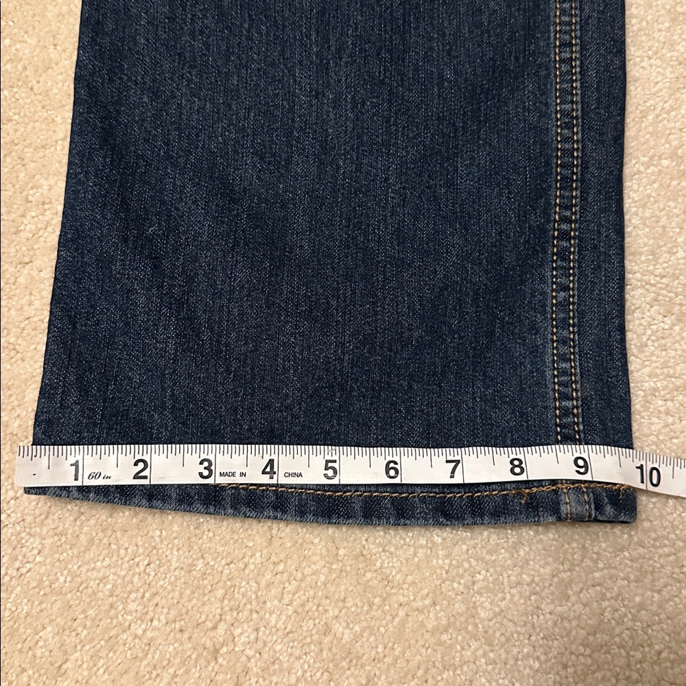 Ariat Rebar M4 Relaxed bootMen's Dark Blue carpenter Jeans size 38x34 - Picture 7 of 11
